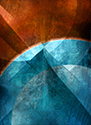 Art Blue Sphere