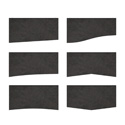 Charcoal Concrete Accent Baffle
