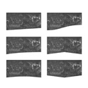 Charcoal Smooth Marble Accent Baffle