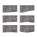 Emperador Mix Marble Accent Baffle