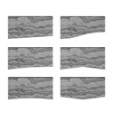 Grey Cipollino Marble Accent Baffle