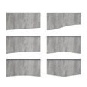 Grey Stone Wall Accent Baffle