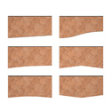 Light Desert Cliff Rock Accent Baffle