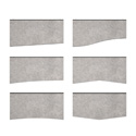 Light Pitted Concrete Accent Baffle