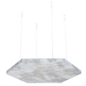 Medium Aged Painted Concrete Accent Cloud
