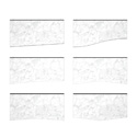 White Marble Accent Baffle