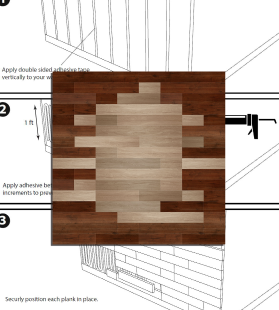 AcoustiWood Acoustic Wood Alternative Planks Install Instructions