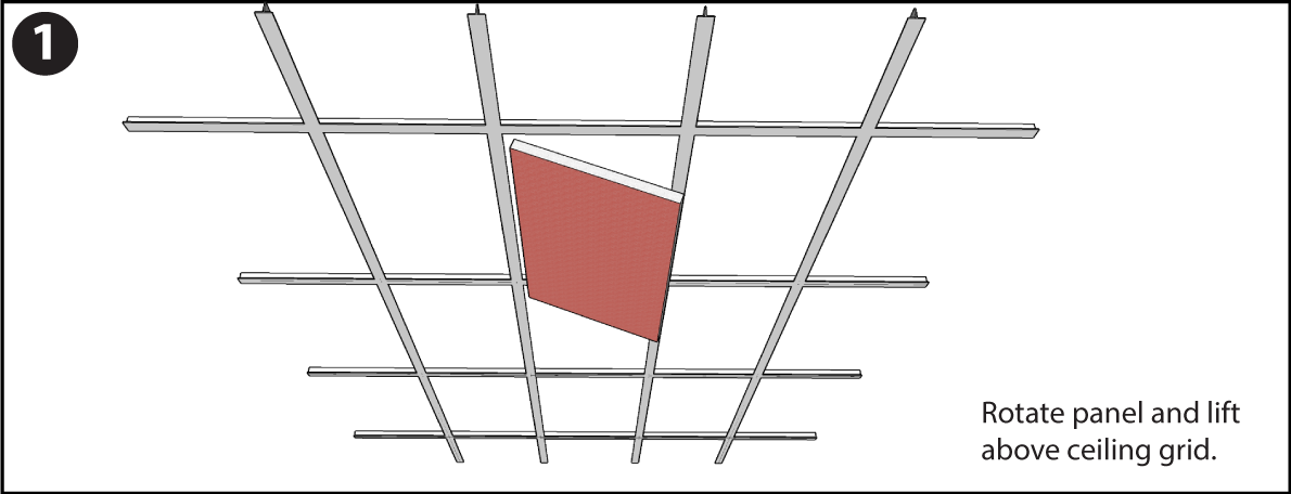 How To Install Direct Mount Ceiling Tiles Audimute