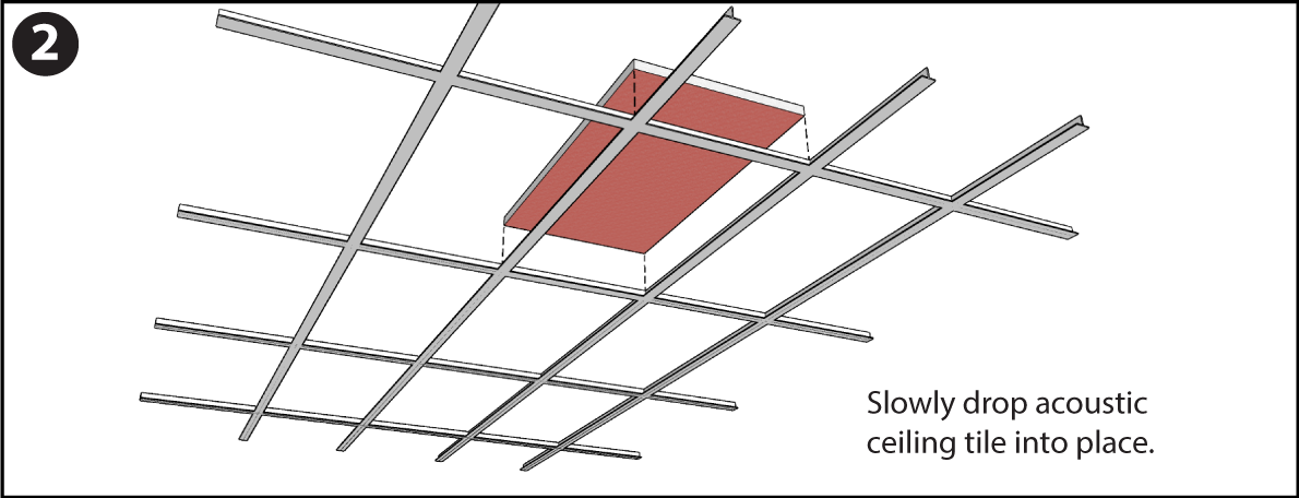 How To Install Direct Mount Ceiling Tiles Audimute