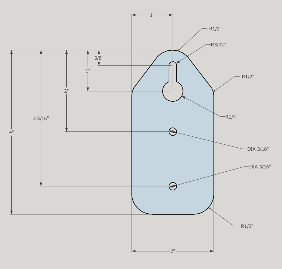 Hang Tab Dimensions